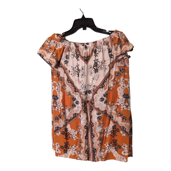 Ecote Urban Outfitters Off The Shoulder Rayon Floral Dress Sz Small - Picture 4 of 6